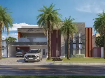 Fachada ilustrativa P023 · Sobrado